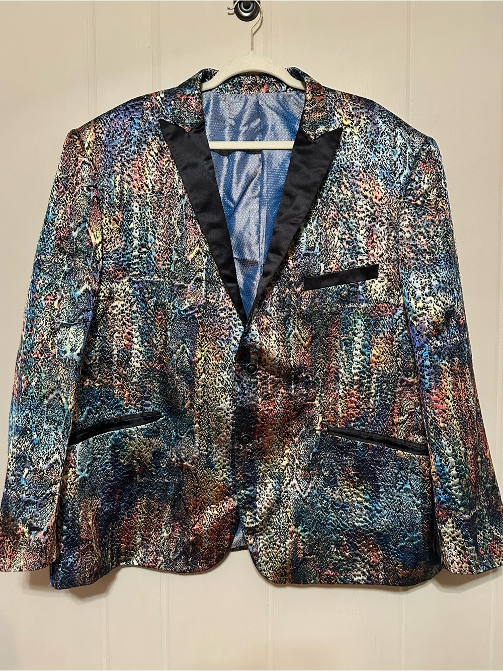 Lorenzo Bruno Tuxedo Blazer Jacket - multicolored Size 52R